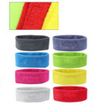 High Quality Terry Sports Embroidered Headband